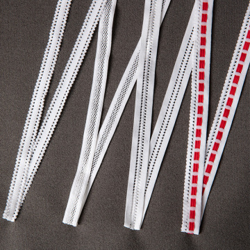 Lace Webbing Adjustable Dye Shoulder Strap with Decorative Laces and Elastic Trim