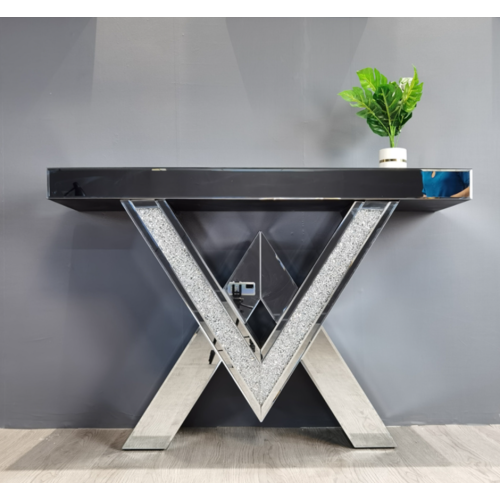 Table de buffet en miroir multifonctionnel