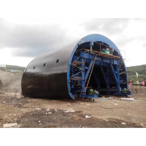 Estruturas de corte e cobertura de construção de túneis