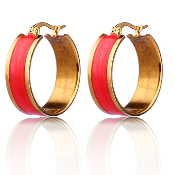 Factory muslim jewelry gold earring with enamel gold earring designs gold earring designs