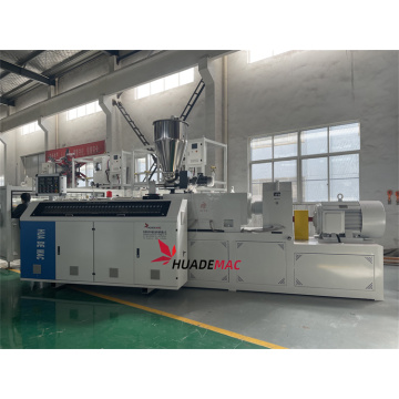 PVC diameter 92 conical twin screw extruder