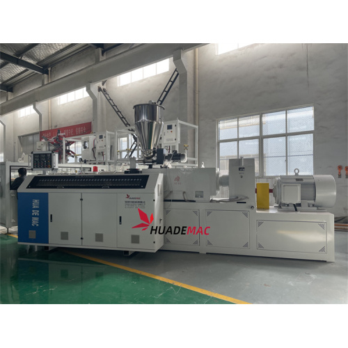 PVC diameter 92 conical twin screw extruder