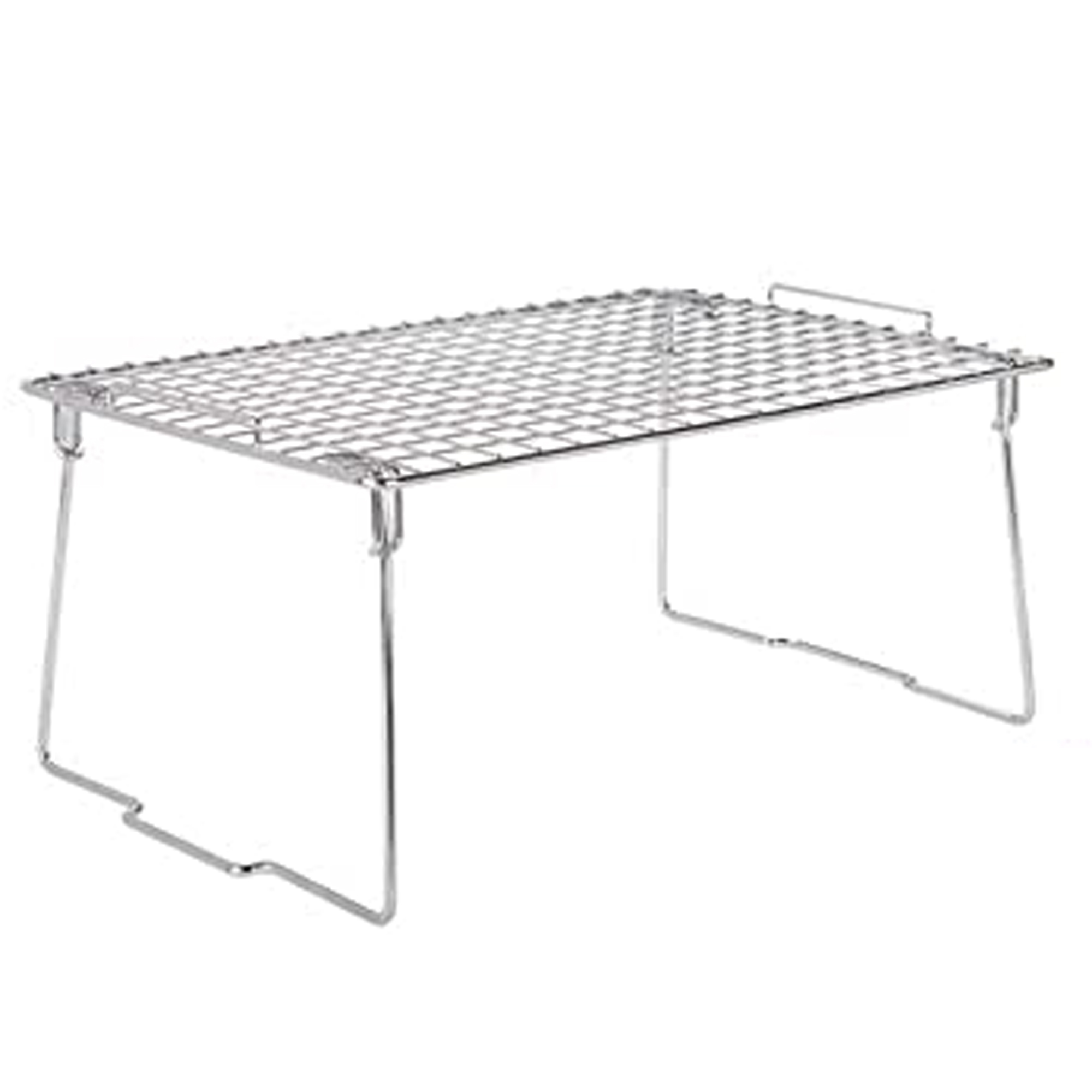 Set of 2 metal wire racks for kitchen and cabinet organization