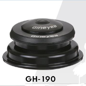 Bike Screwless Headset for Straight Steerer Gineyea GH-190 Tapered 1-1/8" to 1-1/2" Threadless Bicycle