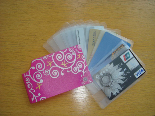 Plastic Credit Card Sleeves