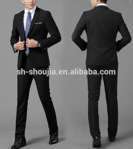 2014 latest slim men suit/ latest suit design men from Shanghai Shoujia