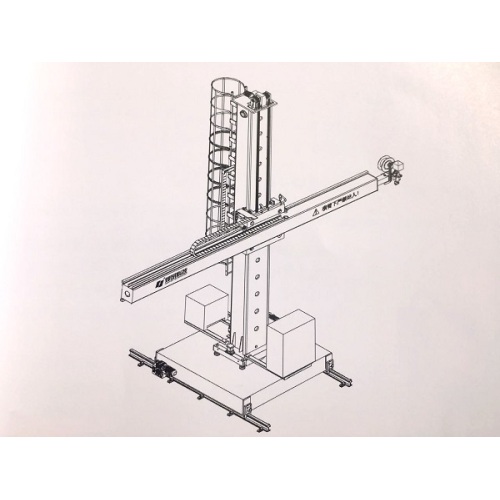 Square Guide Rail Schweißen Colum und Boom