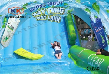 Sealed Giant Inflatable Slip N Slide, Inflatable City Slide, Giant Inflatable Water Slide City