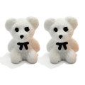 Lovely 3D Bear Resin Charms κρεμαστά ευρήματα Diy για κατασκευή κοσμημάτων Μικρή αρκούδα μπρελόκ κολιέ χειροποίητα αξεσουάρ