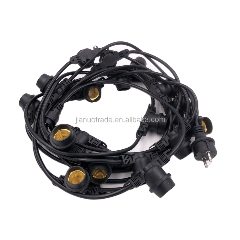 Schuko Outdoor Commercial LED string lights E27