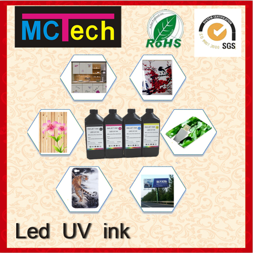 LED UV ink for Epson DX5/DX6/DX7, printing for hard & soft material