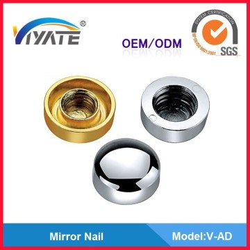 Zinc alloy screw cap covers Screw covers/decorative screw covers/mirror screw decorative cap