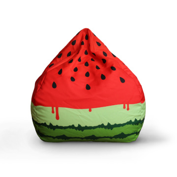 Indoor kinderbank watermeloen vormige zitzak