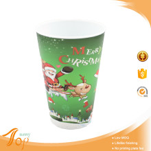 New In-mould Labelling Decorated Christmas Cup