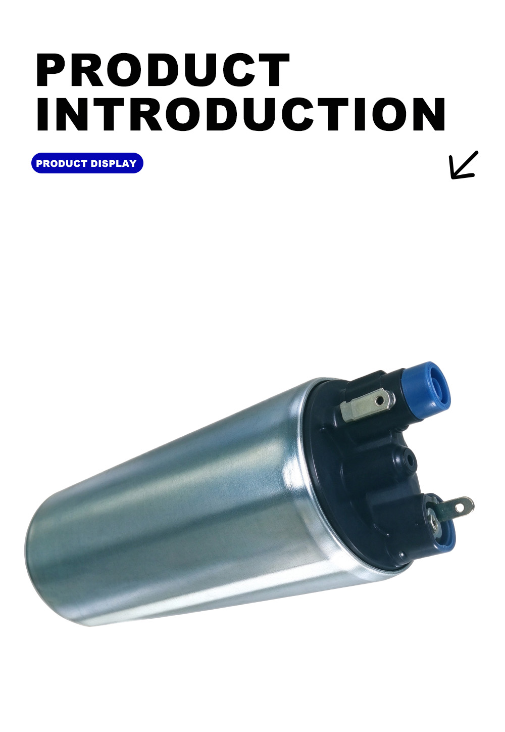 Bomba Elétrica de Combustível para Motores a Gás X Electric Fuel Pump for Gas Engines X