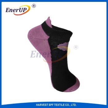 Flatknit No Show Anti-bacterial Copper sports socks
