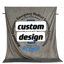 custom logo travel blanket airplane print big blanket