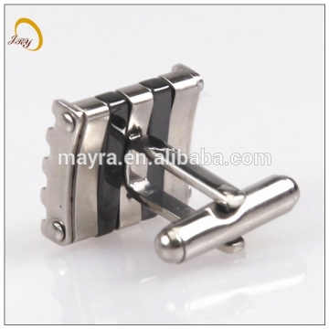 hot sale charms jewelry stainless steel enamel cufflinks