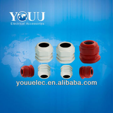 Waterproof IP68 cable glands made from polyamide pa66