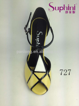 Designers Sandal 3.5'' Heel Dance Shoes Leather