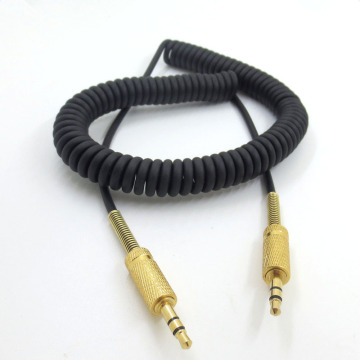 3.5mm Coiled AUX Cable for Marshall Woburn Kilburn II Speaker