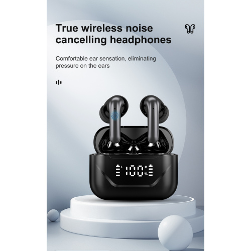 ANC ENC noise cancelling LED display Earbuds