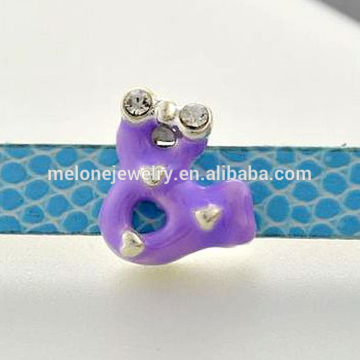 hot sale 8mm slide charms wholesale latest design beads