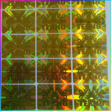 high quality laser hologram sticker, authenticity hologram sticker