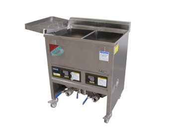 Frying Machines with Double Frying Areas