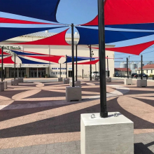 High-Quality Outdoor Hotel Garden Canopy Sunshade with Hardware