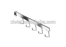 XT-063 chrome plated Wire display hook /display slatwall hook /saltwall hook