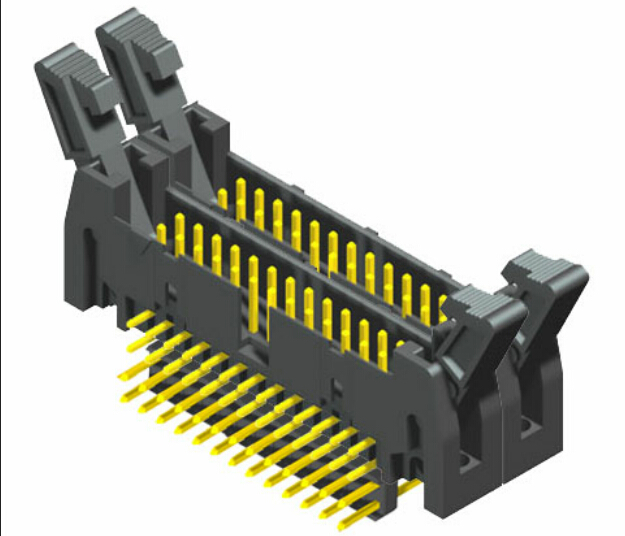 2,54 mm uitwerpkop 90 ° dubbellaagse connector