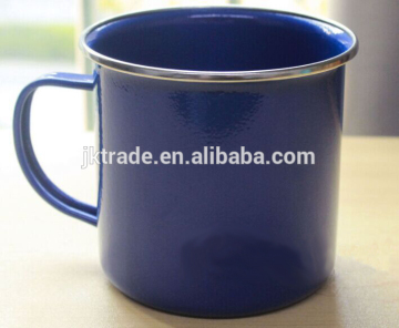 Custom steel enamel camp mug