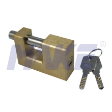 rectangular brass container lock
