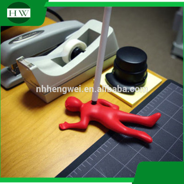 sticky Dead fred silicone desktop pen holder mini pen holder
