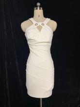 A Slim Skirts With Metal Loops For Women