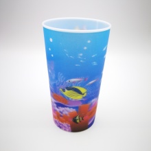 Wholesale Eco-Friendly Reusable 3D Lenticular Kids Water Cup