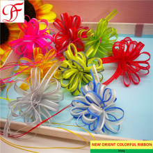 Packing Box Bicolor Iridescent Pull Ribbon Double/Single Face Satin Ribbon Grosgrain Ribbon Taffeta Gingham Hemp Ribbon for Craft/Wrapping