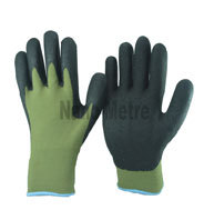 NMSAFETY 13 gauge polyester liner black nitrile gloves industrial work gloves