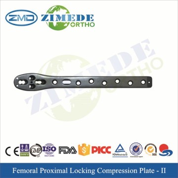 Femoral proximal locking compression plate II price of instrument kit of medical locking plate