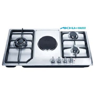 Built-in 3 Burners And 1 Electric Element