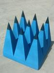 Pyramidal Microwave Absorb Material