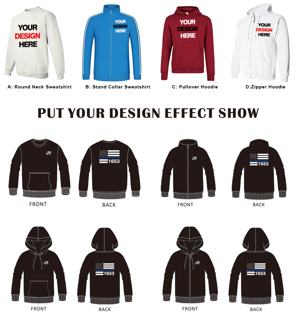 Sports Fitness 100% Cotton Embroidered Hoodies Long Sleeve Embroidery Men's Custom Hoodie
