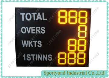 Cricket electronic digital led scoreboards display top quality