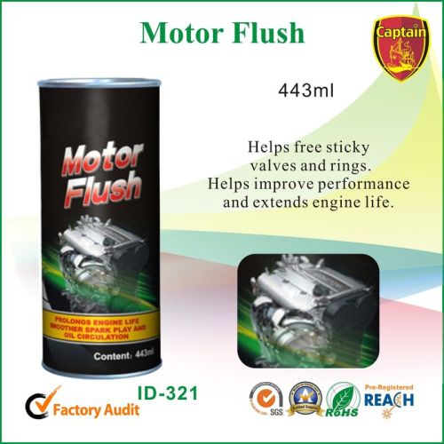 Motor Flush Of Car Cleaning Chemicals To Clean Petrol Engine Sludge