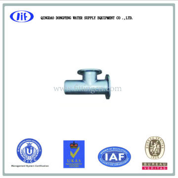 flanged spigot tees with flanged branch