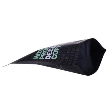 Glidelåslås Matt Black Stand up Coffee Pouch