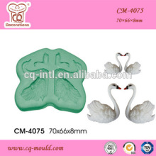 Swan shaped fondant silicone cake mold silicone bake mold