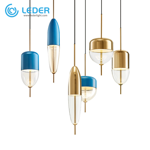 Качествени стъклени висящи лампи LEDER