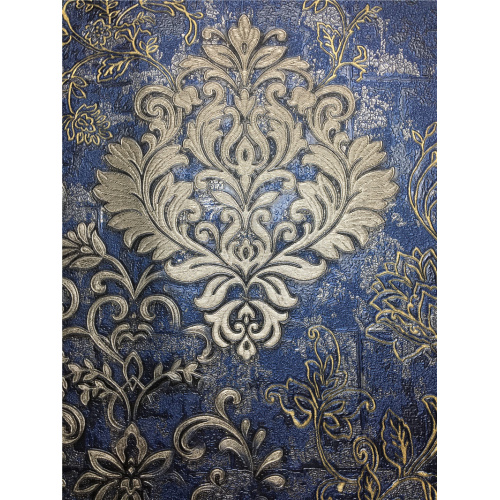 106 cm damask pvc duvar kağıdı dekorasyon 3d duvar kağıdı